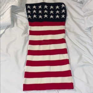 American flag tube dress - size S
